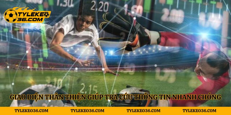 Giao diện thân thiện giúp tra cứu thông tin nhanh chóng